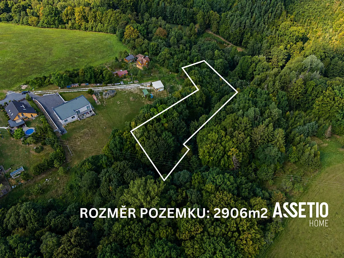 Prodej stavebního pozemku 2906 m²